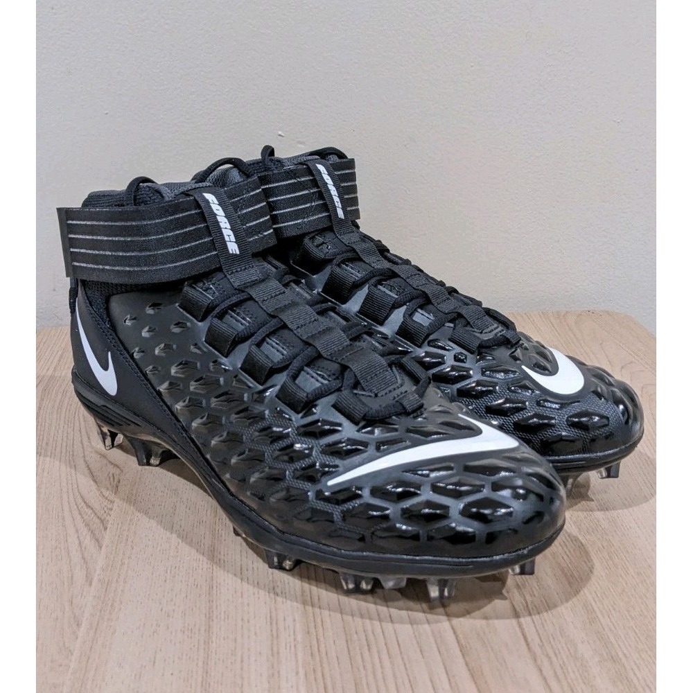 Nike Force Savage Pro 2 Football Cleats Men's Size 10.5 Black AH4000-002 NWT - Picture 6 of 7